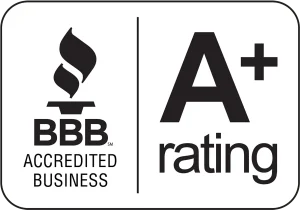 BBB Accredited Business, A+ rating