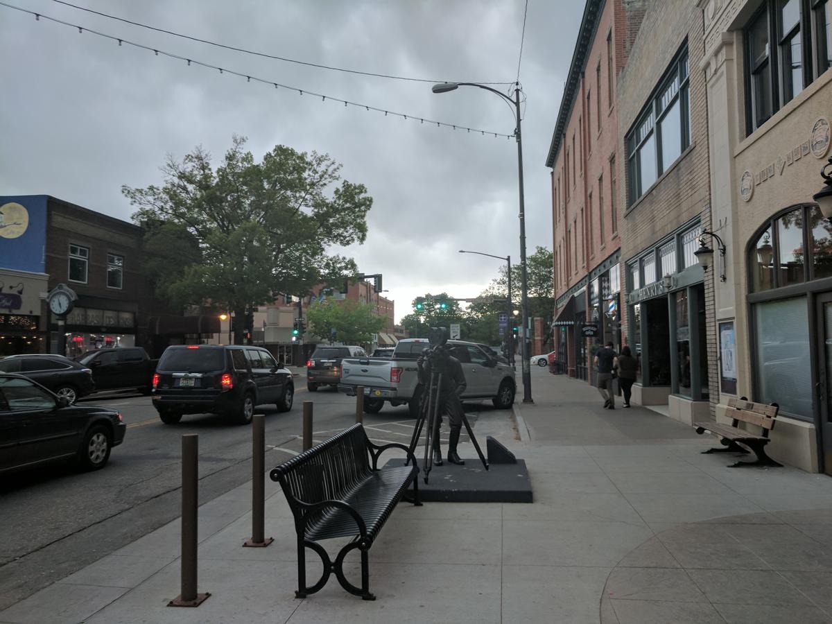 Downtown Loveland, Colorado on Fourth Street